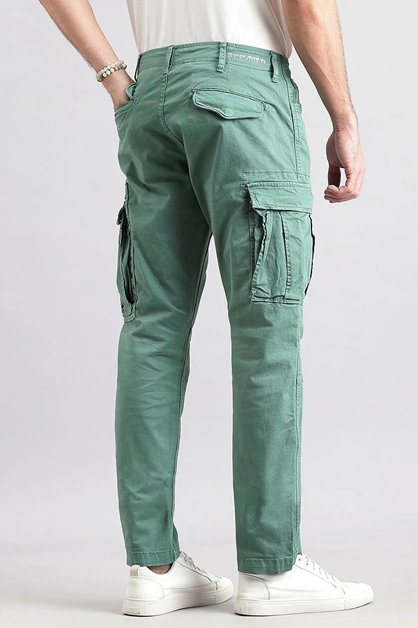 Aqua Regular Fit Cargo Pant - Image 4