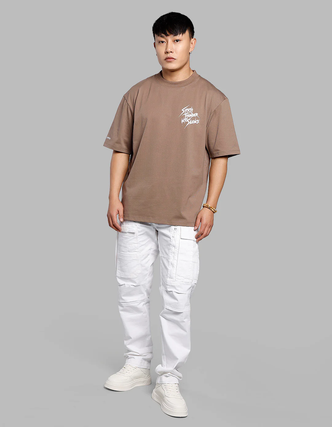 Bean Half Sleeves Oversize Tee - Image 3