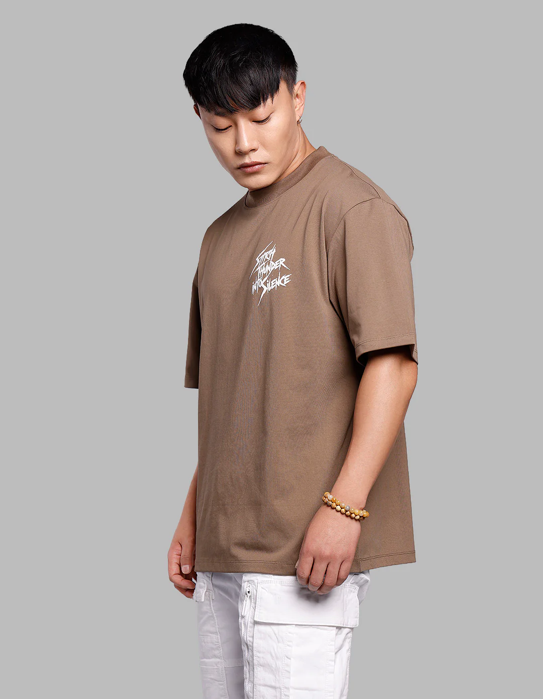 Bean Half Sleeves Oversize Tee - Image 4
