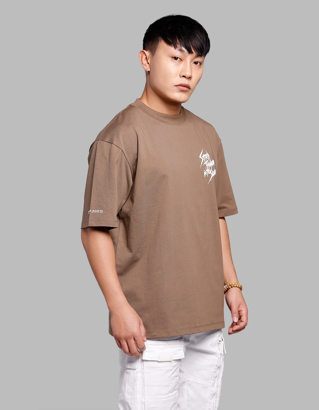 Bean Half Sleeves Oversize Tee - Image 5
