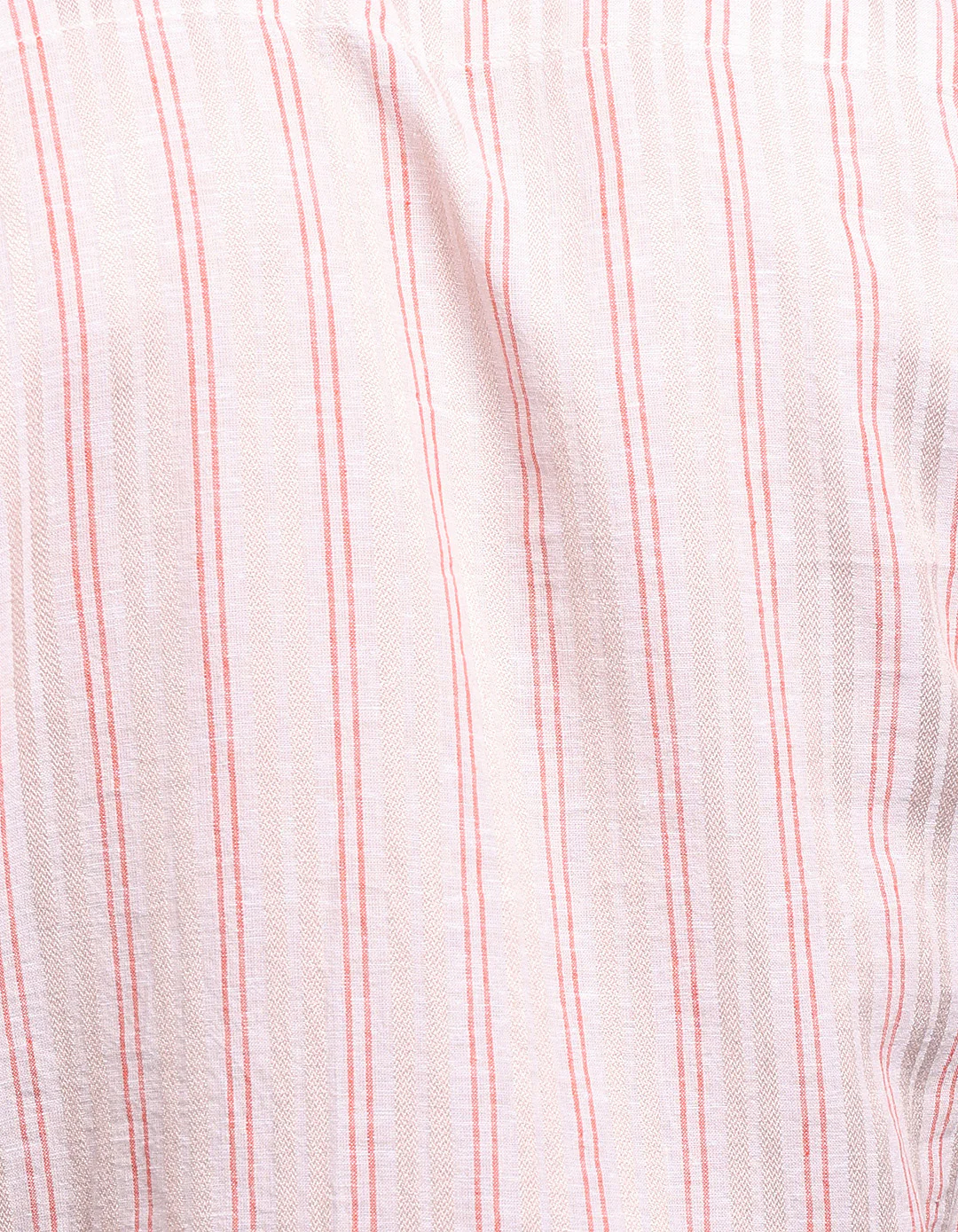 Beige Full Sleeve Linen Blend Stripe Shirt - Image 7