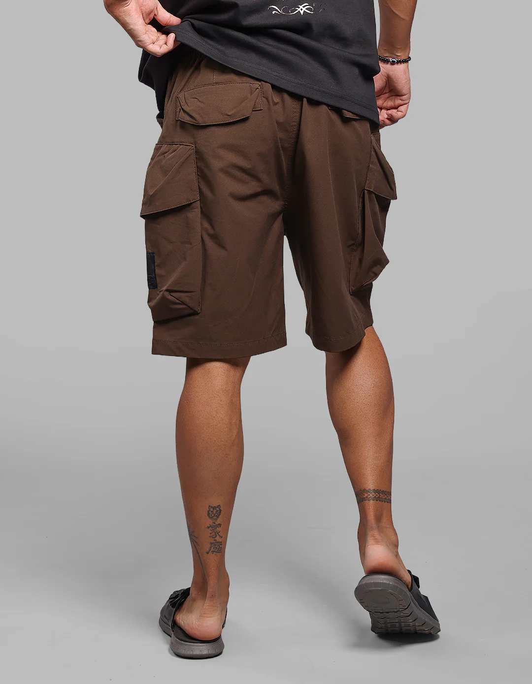 Coffee Loose Fit Utility Short - Image 5