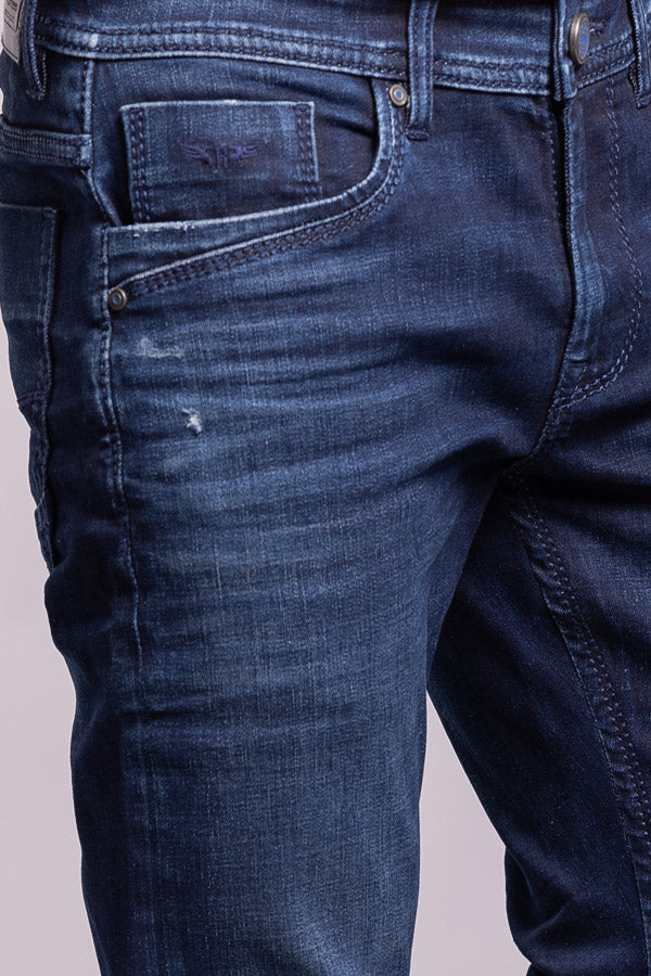 Dark Blue Low-Rise Ankle Length Jeans - Image 6