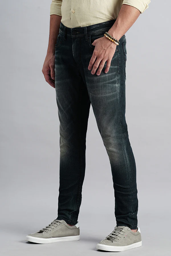 Dark Green Low-Rise Ankle Length Jeans - Image 5