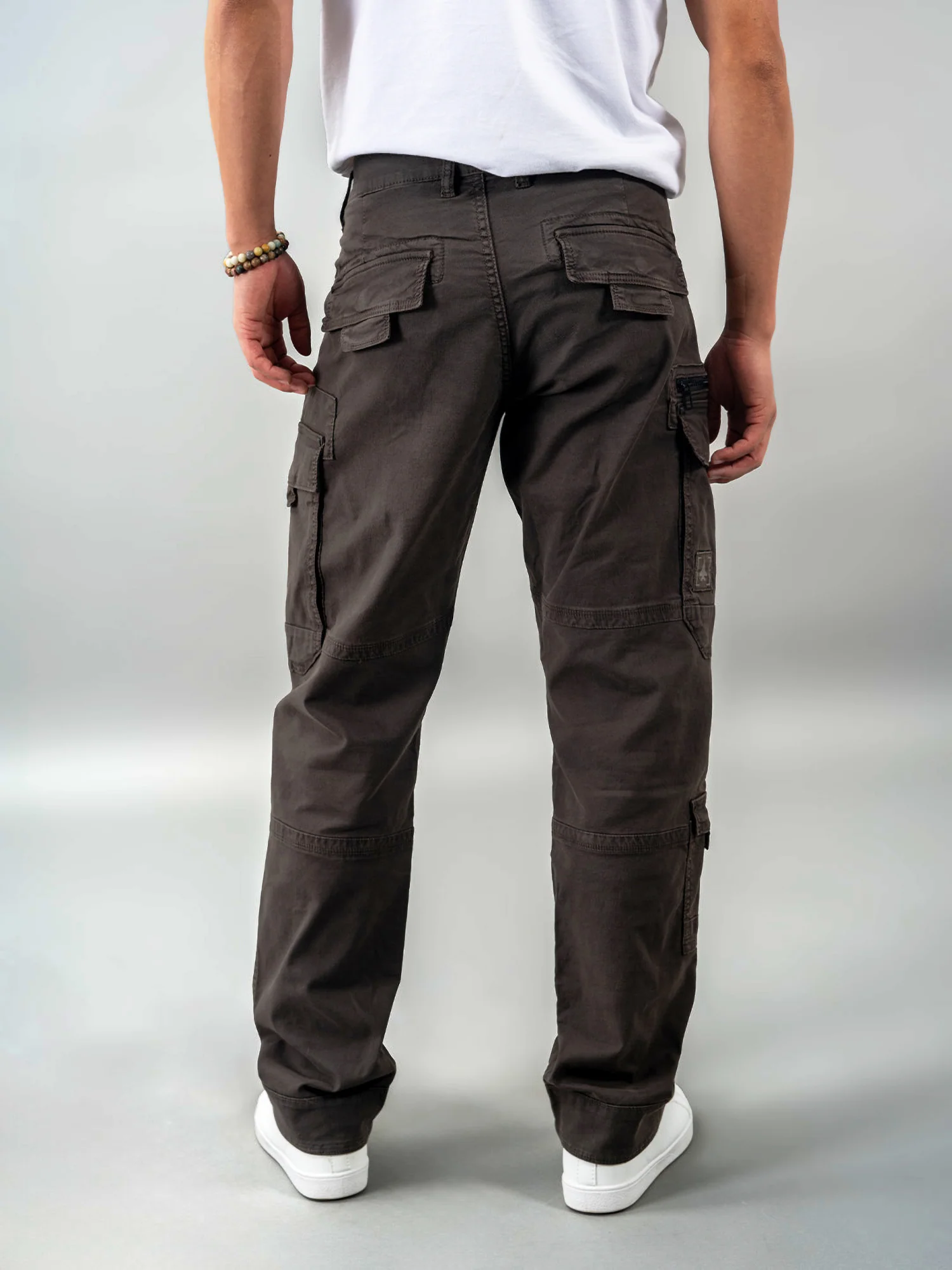 Dark M Green Slim Fit Cargo Pant - Image 5