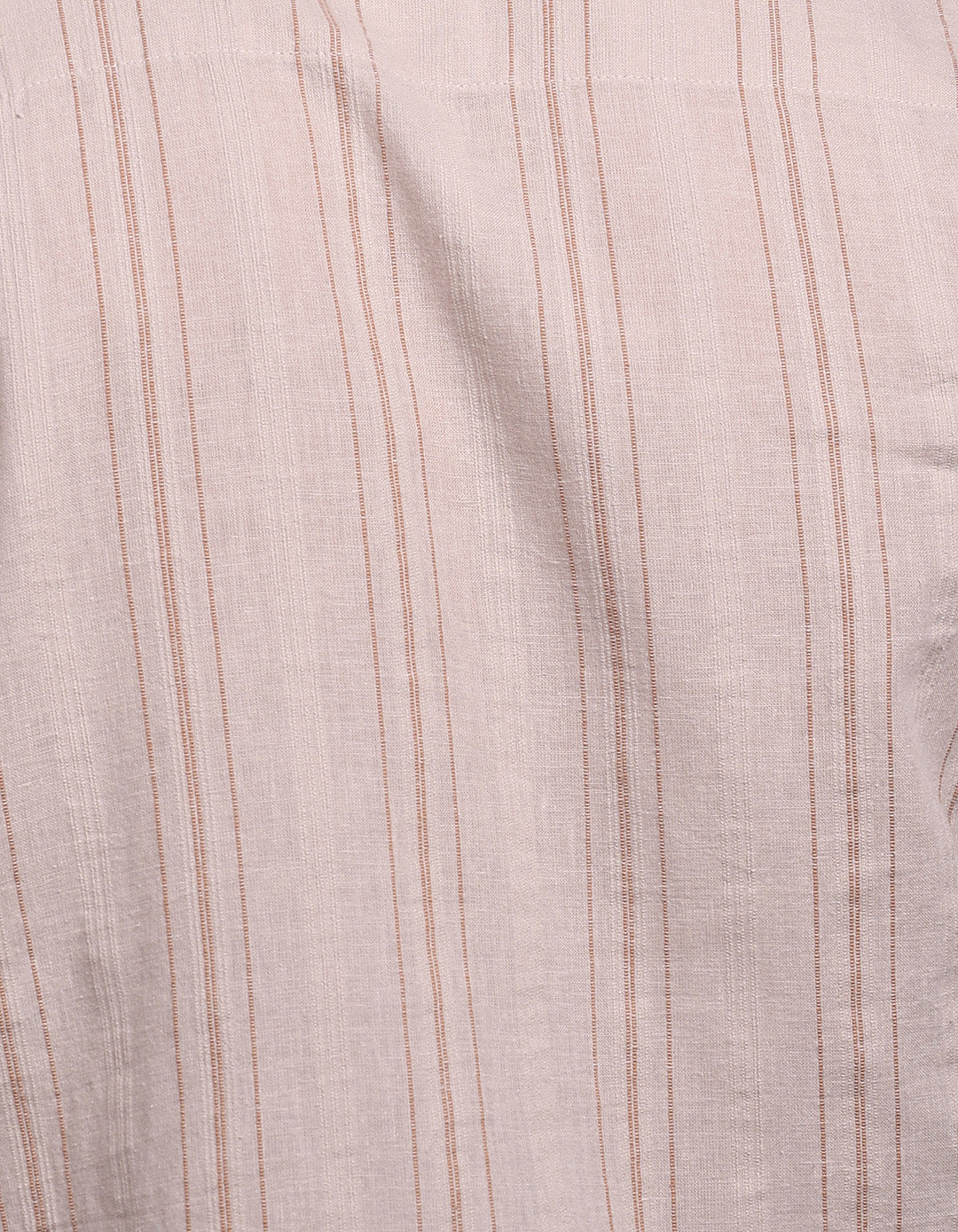 Light Sand Full Sleeve Linen Blend Stripe Shirt - Image 7
