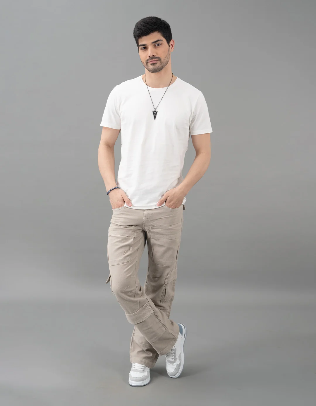 Light Stone Loose Fit Cargo Pant - Image 5