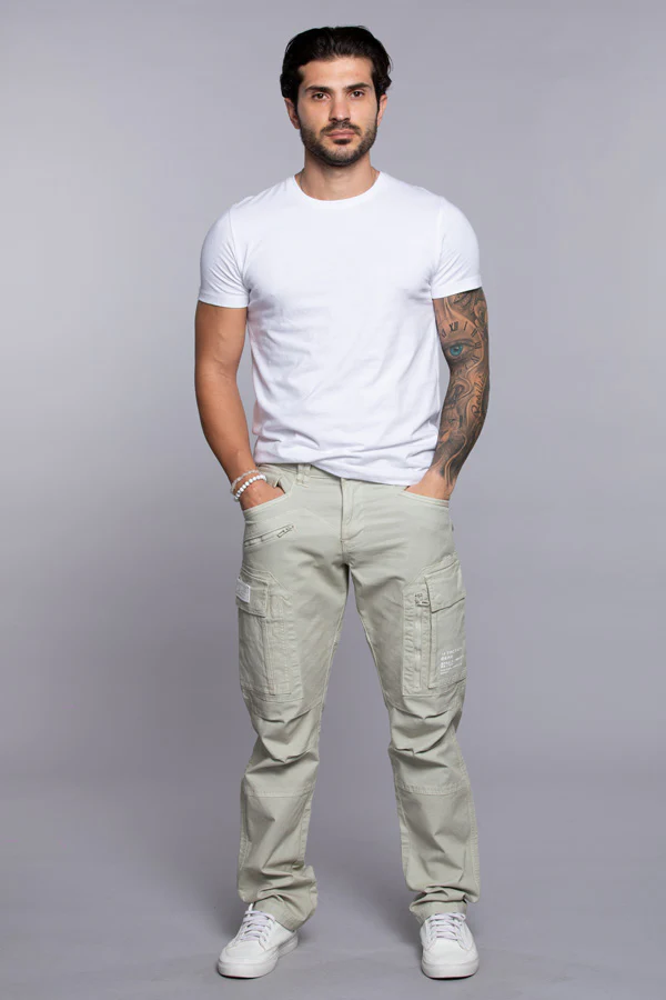 Light Stone Regular Fit Cargo Pant - Image 2