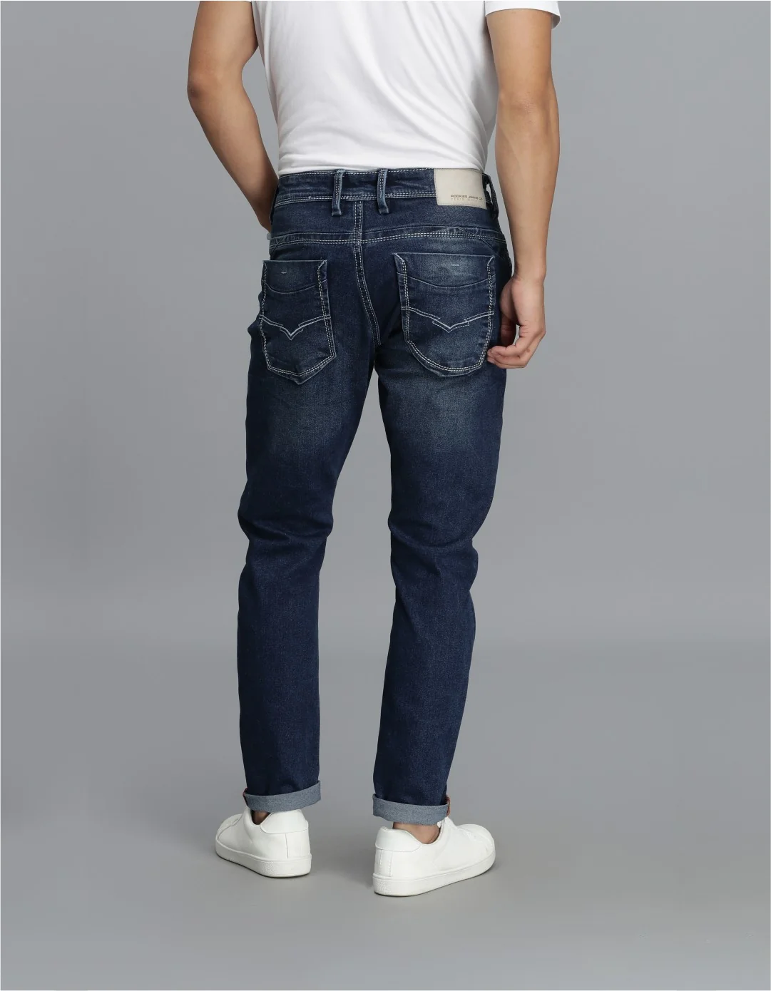 Med Blue Low-Rise Ankle Length jeans - Image 5