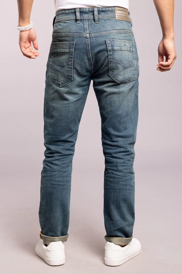 Med Blue Low-Rise Ankle Length Jeans - Image 5